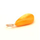 Small Tire Drop Shape Vintage Butterscotch Color Baltic Amber Pendant 51