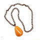 Genuine Vintage Russia 1970's Butterscotch Color Baltic Amber Pendant 73