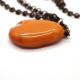 Genuine Vintage Russia 1970's Butterscotch Color Baltic Amber Pendant 73
