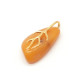 VTG Butterscotch Color Baltic Amber Pendant Silver 925