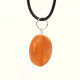 Genuine Vintage Russia 1960's Butterscotch Eggy Yolk Baltic Amber Pendant 82