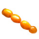 Vintage Polished Egg Yolk Baltic Amber Adult Elastic Bracelet 27g