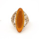 Soviet-era USSR Retro Ring  Amber Ring "Dailrade"