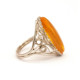 Soviet-era USSR Retro Ring  Amber Ring "Dailrade"