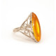 Soviet-era USSR Retro Ring  Amber Ring "Dailrade"