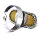 Soviet-era USSR Ring With Egg Yolk Color Amber size  