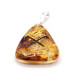Polished Amber Pendant Amulet with Jumis
