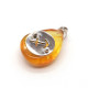Amber Amulet Pendant with Zodiac Sign "Sagittarius"