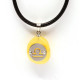 Amber Amulet Pendant with Zodiac Sign "Libra"