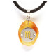 Amber Amulet Pendant with Zodiac Sign "Scorpio"