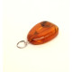 Vintage Antique Baltic Amber Pendant Cognac Color 12