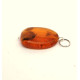 Vintage Antique Baltic Amber Pendant Cognac Color 12