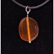 Vintage Antique Baltic Amber Pendant Cognac Color 12a