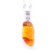Natural Shape Baltic Amber Pendant Honey Color 18
