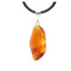 Baltic Amber Pendant with Insect Inclusion and Sterling Silver