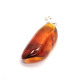 Baltic Amber Pendant with Insect Inclusion and Sterling Silver