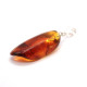 Baltic Amber Pendant with Insect Inclusion and Sterling Silver