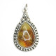 Polished Baltic Amber Pendant
