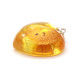 Lemon Color Baltic Amber Heart Shaped Pendant 24a