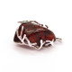 Dark Cognac Baltic Amber Pendant in Metal Frame (4 g)