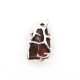 Dark Cognac Baltic Amber Pendant in Metal Frame (4 g)