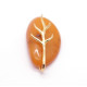 Natural Baltic Amber Pendant Butterscotch color gold plated silver 925