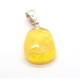 Lemon Color Baltic Amber Amulet Pendant 45
