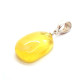 Lemon Color Baltic Amber Amulet Pendant 45