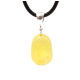 Lemon Color Baltic Amber Amulet Pendant 45
