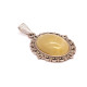  Polished Milky Color Baltic Amber Pendant 49