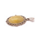  Polished Milky Color Baltic Amber Pendant 49