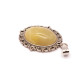  Polished Milky Color Baltic Amber Pendant 49