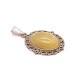  Polished Milky Color Baltic Amber Pendant 49