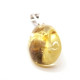 Yellow Baltic Amber Pendant with Sterling Silver 925
