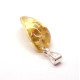 Yellow Baltic Amber Pendant with Sterling Silver 925