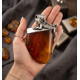 Exclusive 925 Sterling Silver "Lizard" Pendant with Massive Natural Baltic Amber