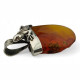 Exclusive 925 Sterling Silver "Lizard" Pendant with Massive Natural Baltic Amber