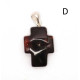 Cherry Baltic Amber Cross Pendant