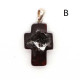 Cherry Baltic Amber Cross Pendant