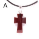 Dark Cognac Color Baltic Amber cross Pendant