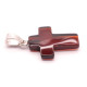 Dark Cognac Color Baltic Amber cross Pendant