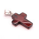 Dark Cognac Color Baltic Amber cross Pendant