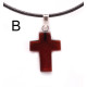 Dark Cognac Color Baltic Amber cross Pendant