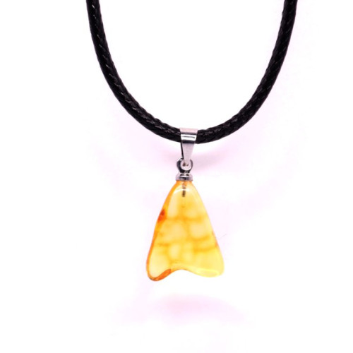 Baltic Amber Pendant Lemon Color