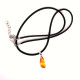 Small Baltic Amber Pendant Cognac Color  9